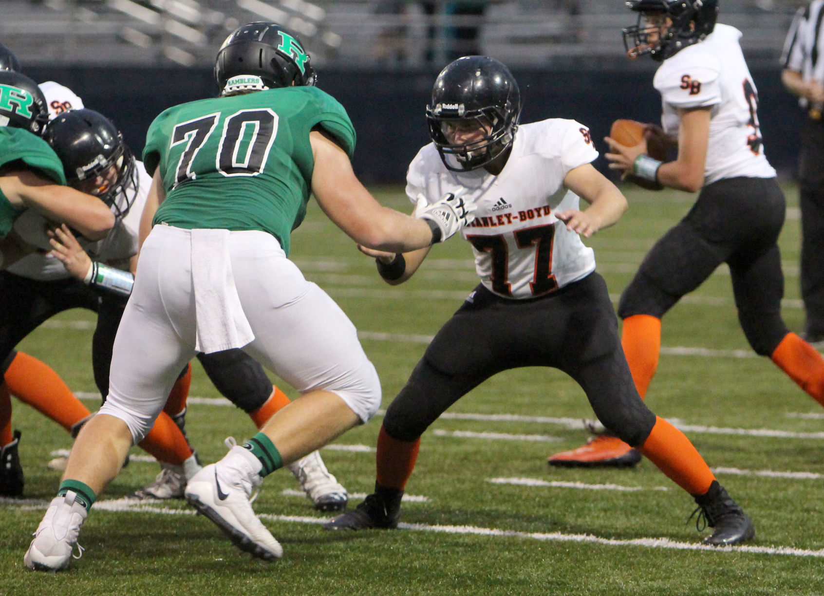 Stanley-Boyd football at Eau Claire Regis 9-5-19